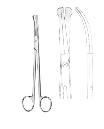 TONSIL AND NASAL SCISSORS