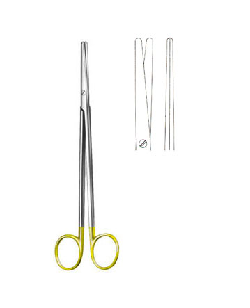 SCISSORS WITH TUNGSTEN CARBIDE INSERTS