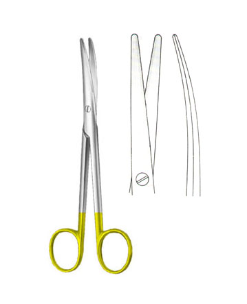 SCISSORS WITH TUNGSTEN CARBIDE INSERTS