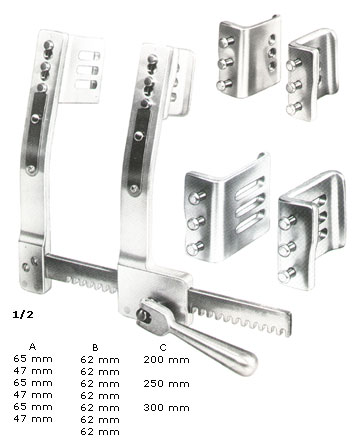 RIB SPREADERS FROM ALUMINIUM